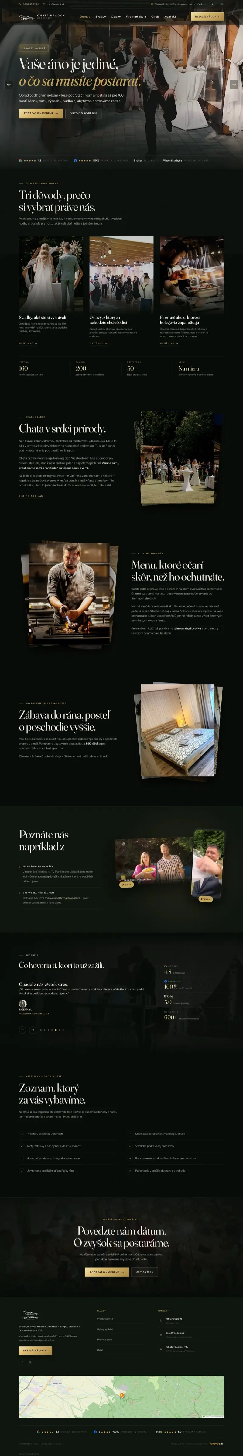 Chata Hrádok — Web Chata Hrádok — Web od Yummy ads